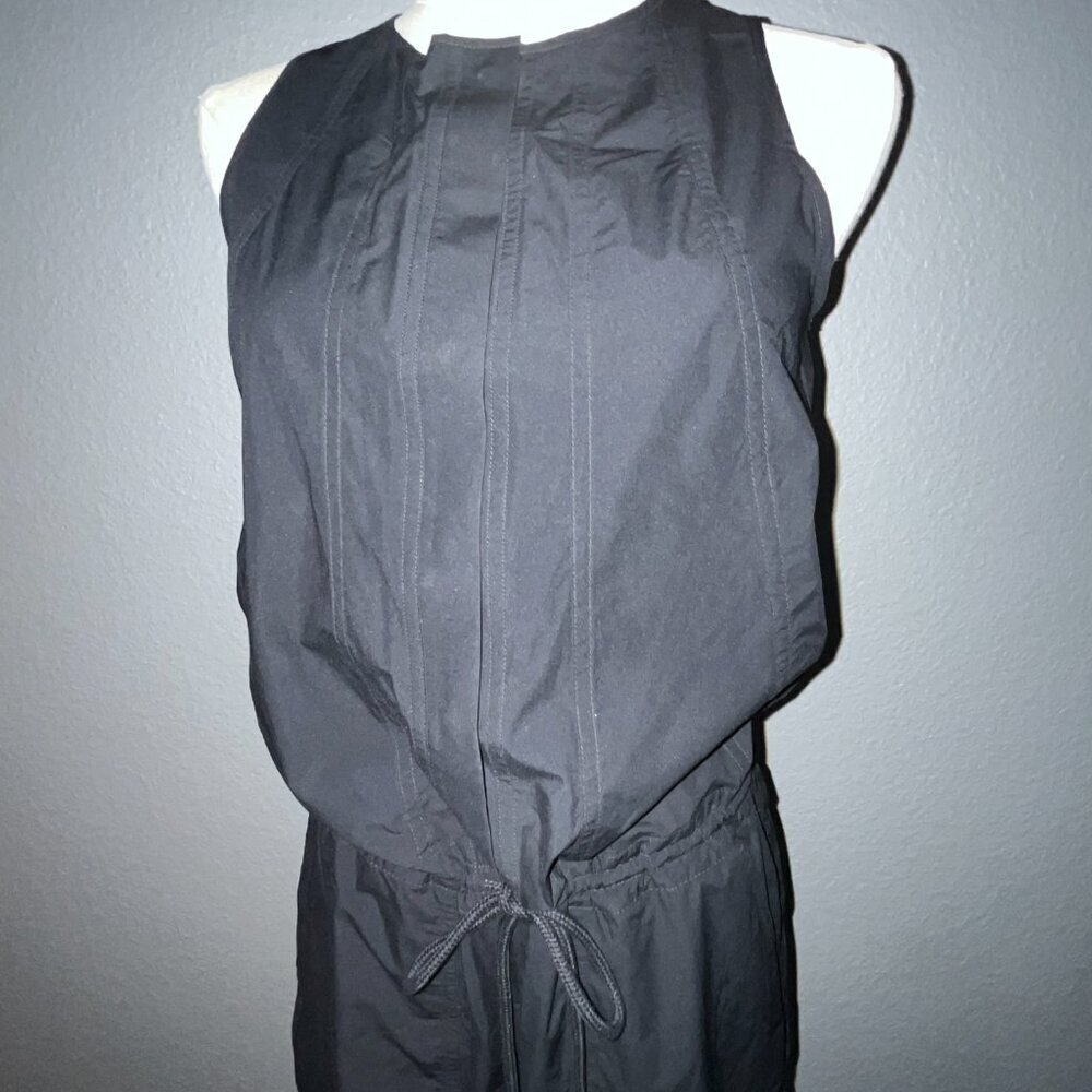 ATHLETA Canopy Parachute Cargo Jumpsuit Lightweight Nylon Sleeveless - Black - 0 - Picture 8 of 15